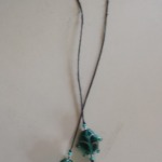 green glass fish beaded bookmarks